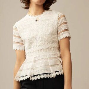 Maje Loseray Embroidered Lace Top S